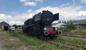 Après quatre ans, la loco à vapeur du train touristique, à Arques, roule de nouveau