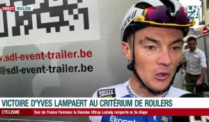 Critérium de Roulers : van Aert, "fatigué" du Tour, laisse la victoire à Lampaert