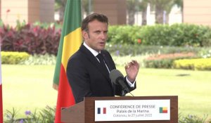 Bénin : Macron qualifie la Russie de l'une des "dernières puissances impériales coloniales"