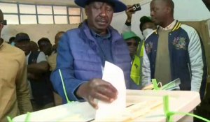 Élections au Kenya : Raila Odinga vote à Nairobi