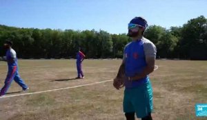 Dawood Ahmadzai: Star du cricket afghan, en exil en France