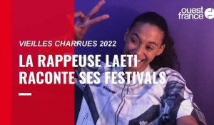VIDÉO. « Je m'en rappellerai toute ma vie ! » : la rappeuse Laeti raconte ses Vieilles Charrues 2022 