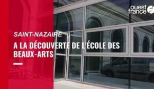 VIDÉO. Visite guidée de l'école des Beaux-Arts de Saint-Nazaire