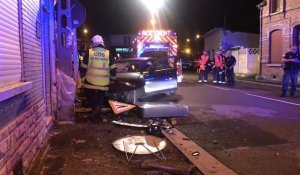 Une Audi s’encastre dans un poteau à Sin-le-Noble : un blessé grave et le conducteur arrêté