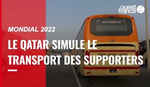 VIDÉO. Mondial 2022 : au Qatar, une répétition avec 1 300 bus