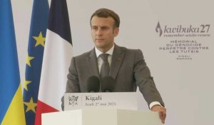 Macron au Rwanda: "je viens reconnaître nos responsabilités" dans le génocide de 1994