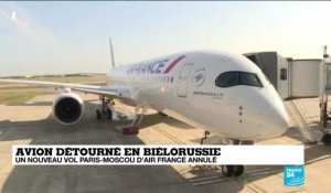 Avion détourné en Biélorussie : un nouveau vol Paris-Moscou d'Air France annulé
