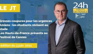 Le JT des Hauts-de-France du 3 juin 2021