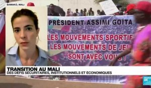 Transition au Mali : des défis sécuritaires, institutionnels et économiques pour le colonel Goïta
