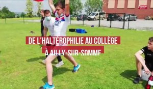 De l'haltérophilie au collège d'Ailly-sur-Somme 