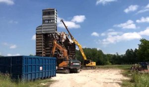 Démolition silo Gaye