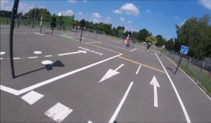 Arras : sur la piste d'apprentissage du vélo à Dainville en version GoPro