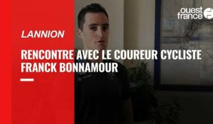 Lannion : rencontre avec le coureur cycliste Franck Bonnamour