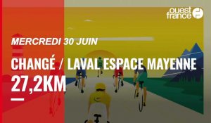VIDEO. Tour de France. Etape Changé / Laval Espace Mayenne - Christian Prudhomme présente l'étape du jour