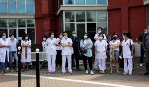 Roubaix : Manifestation du personnel soignant