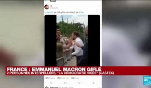 Emmanuel Macron giflé dans la Drome
