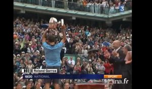 Tennis : Roger Federer remporte le tournoi de Roland Garros