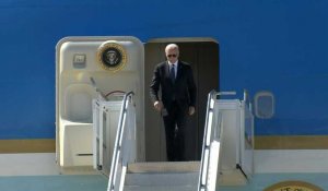 Joe Biden accueilli par son homologue Suisse à son arrivée à Genève