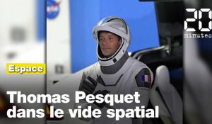 Station spatiale internationale: Thomas Pesquet dans le vide spatial