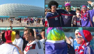 Euro-2020: les supporters arrivent au stade à Munich avant Allemagne-France