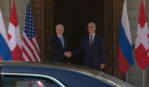Joe Biden arrive à la villa La Grange pour sa rencontre avec Vladimir Poutine
