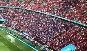 EURO 2021 - Hongrie - France ambiance les hymnes