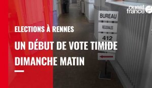 Elections à Rennes. Début de vote timide dimanche matin