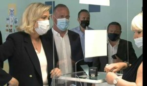 Régionales: vote de Marine Le Pen à Hénin-Beaumont