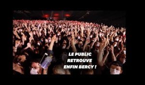 Les images du concert d'Indochine et Etienne de Crécy à Bercy