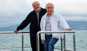 Poutine reçoit Loukachenko à Sotchi, manifestations contre le régime bélarusse en Lituanie