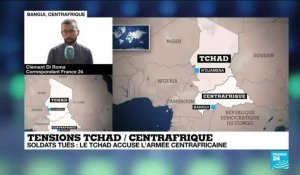Tensions entre le Tchad et la Centrafrique : N'Djamena dénonce "un crime de guerre"