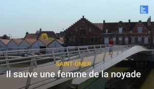 Saint-Omer : il sauve une femme de la noyade