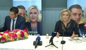 Régionales: Marine Le Pen salue "la dynamique" du Rassemblement national