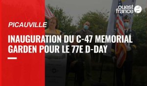 77e D-Day : à Picauville, 20 roses à la mémoire des soldats du crash de 1944