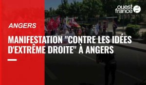 Manifestation contre le « contre les idées d’extrême droite » ﻿ au mail à Angers