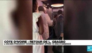 À Bruxelles, Laurent Gbagbo a pris place dans l'avion en route vers la Côte d'Ivoire
