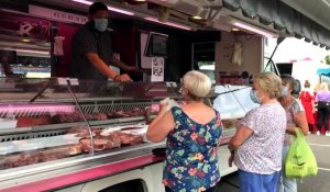 Ambiance au marché d’Isbergues où le masque reste obligatoire