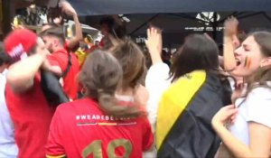 Euro-2020: réactions des supporters belges après l'égalisation contre le Danemark