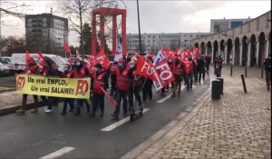 Béthune : manifestation départementale FO 