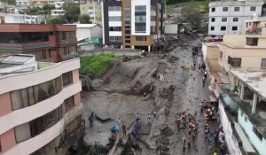 Equateur: recherche de disparus après une coulée de boue meurtrière
