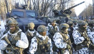 Les forces ukrainiennes s'entraînent dans la zone d'exclusion de Tchernobyl