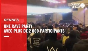 VIDÉO. À Rennes, la rave party rassemble plus de 2 000 participants