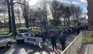 Calais : près de 400 personnes à la marche contre « les politiques meurtrières » à la frontière