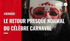 VIDÉO. Le Carnaval de Venise revient pour une édition « presque » normale