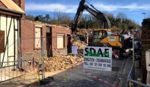 Saleux La maison ravagée par un incendie qui a tué un occupant est en cours de démolition