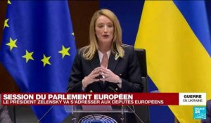 REPLAY - "La candidature de l'Ukraine à l'UE va être examinée" annonce Roberta Metsola