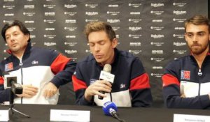 Coupe Davis 2022 - L'équipe de France au complet avant de jouer l'Équateur à Pau : "Que du bonheur de jouer a domicile"
