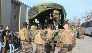 Ukraine : départs de soldats français pour la Roumanie