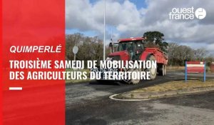 VIDÉO. Les agriculteurs du pays de Quimperlé poursuivent leurs actions dans les supermarchés