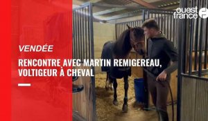 VIDÉO. Martin Remigereau, est un voltigeur à cheval en Vendée et sur TikTok
